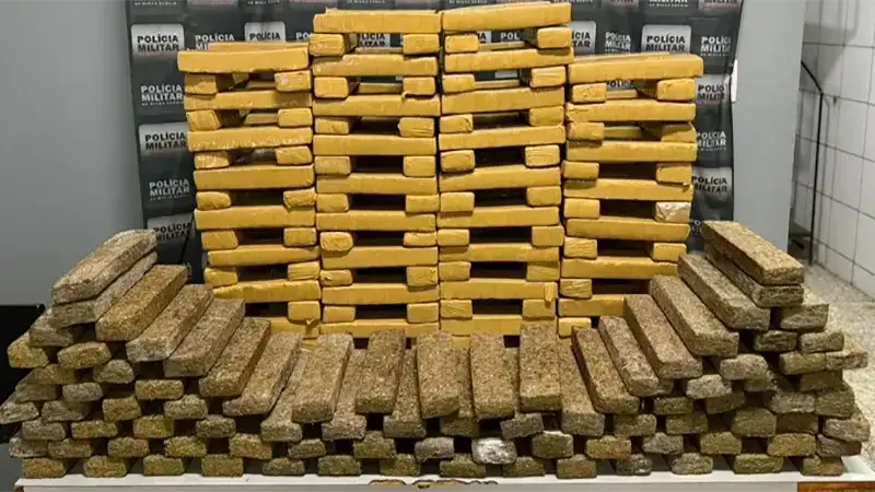 Sete Lagoas MG – Carregamento de maconha é apreendido em operação da ROTAM PMMG