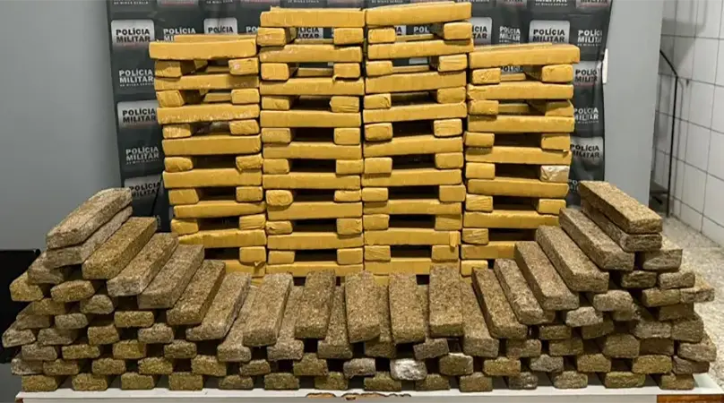 Sete Lagoas MG – Carregamento de maconha é apreendido em operação da ROTAM PMMG