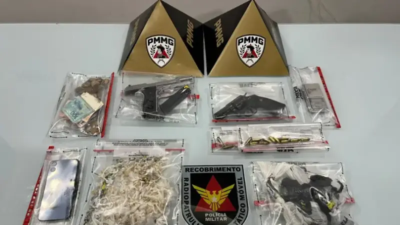 PMMG Governador Valadares – Cinco adolescentes são apreendidos com armas e drogas