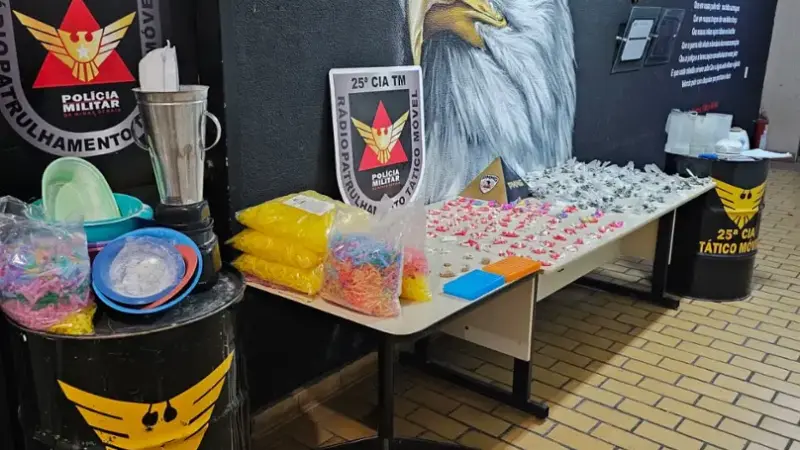 PMMG Contagem – Drogas são apreendidas em residência no bairro Nova Contagem