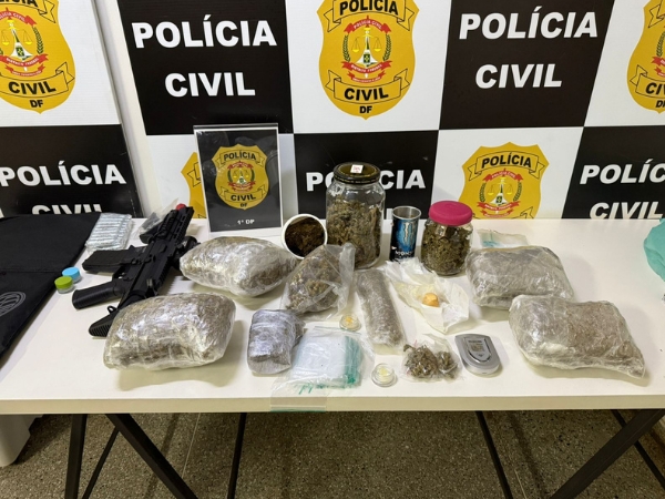 PCDF prende homem que traficava maconha de alto valor em quadra residencial da Asa Sul
