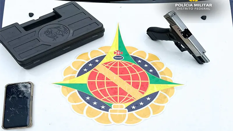 PMDF prende indivíduo por ameaça com simulacro de arma de fogo na ADE Q 03