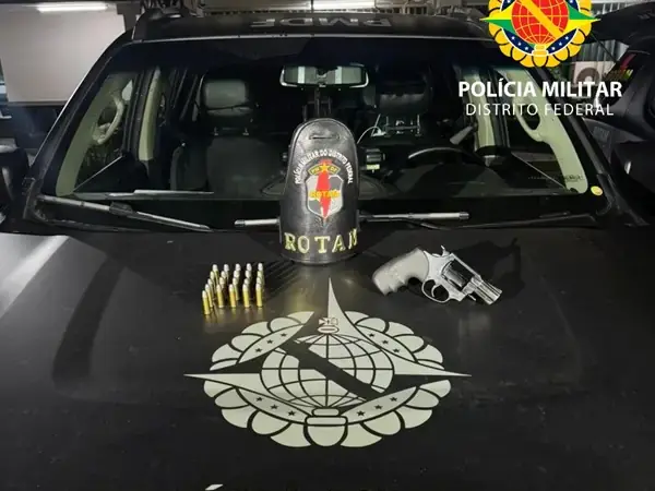 PMDF prende homem e retira arma de fogo das ruas no Paranoá