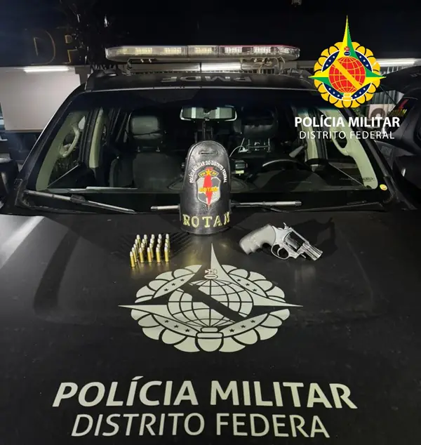 PMDF prende homem e retira arma de fogo das ruas no Paranoá