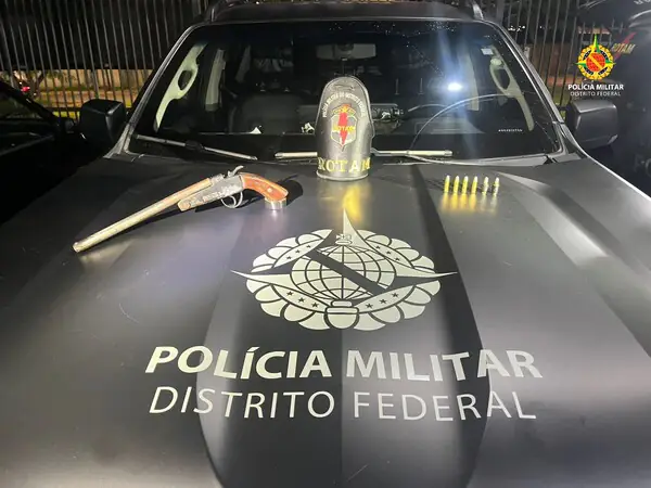 PMDF apreende arma de fogo caseira e detém homem na região de Planaltina