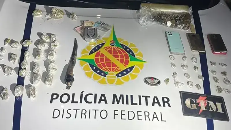 PMDF prende indivíduo por tráfico de drogas no Paranoá