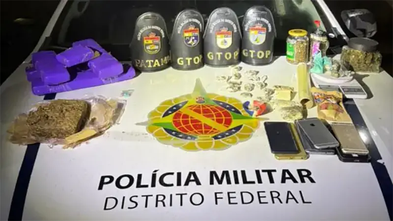 PMDF apreende grande quantidade de drogas e veículos durante ação integrada em Samambaia
