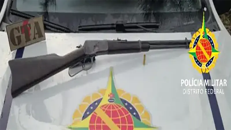 PMDF apreende arma de fogo no Gama