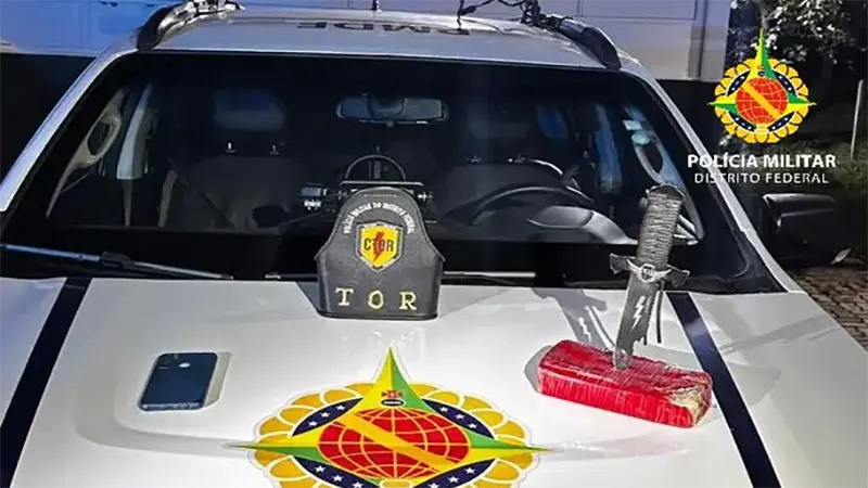 PMDF Prende Traficante Interestadual com um tablete de Crack em Brazlândia