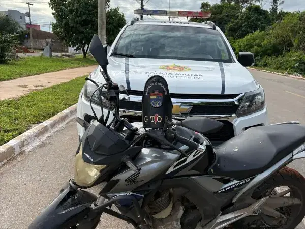 PMDF recupera motocicleta furtada poucas horas após o crime na Ceilândia