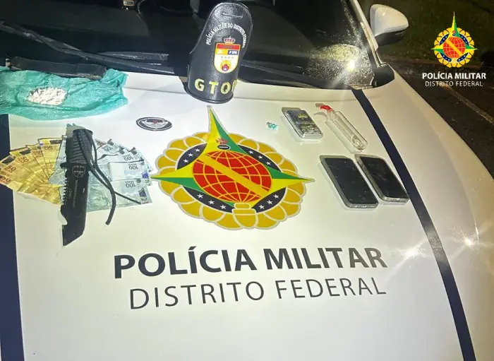 PMDF apreende adolescentes por ato infracional análogo ao tráfico de drogas durante operação integrada no Guará II