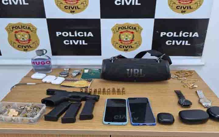 PCDF prende dois homens envolvidos em série de furtos a residências no Lago Norte