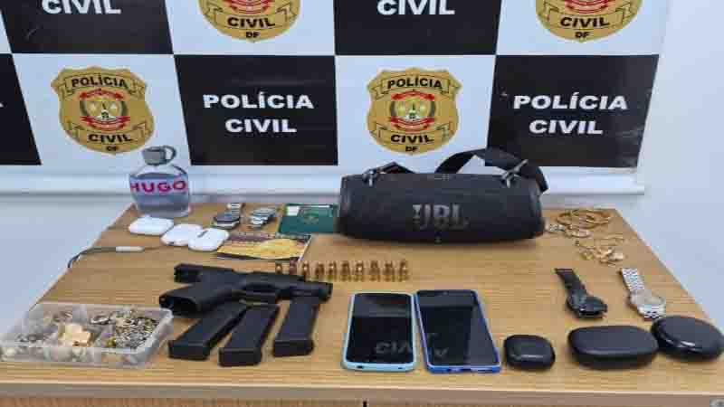 PCDF prende dois homens envolvidos em série de furtos a residências no Lago Norte