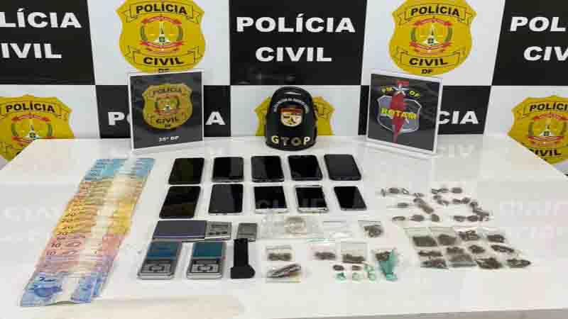 Operação Dead End: PCDF prende trio por tráfico de drogas em Sobradinho II