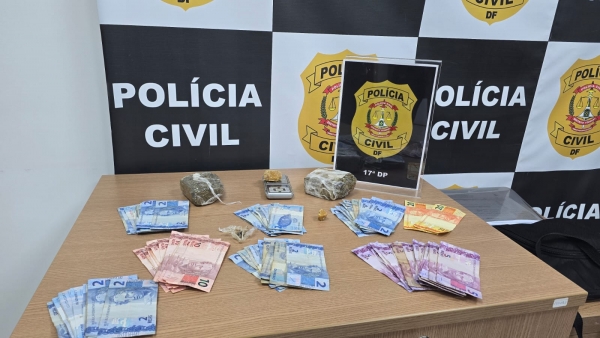 PCDF prende homem por tráfico de drogas