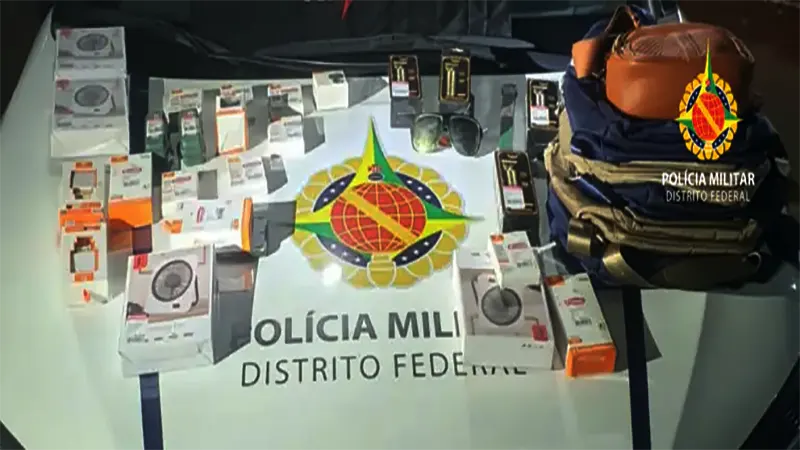 PMDF prende dois homens por furto qualificado e recupera objetos em Samambaia Norte