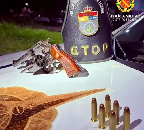 PMDF prende homem por porte ilegal de arma de fogo em Santa Maria