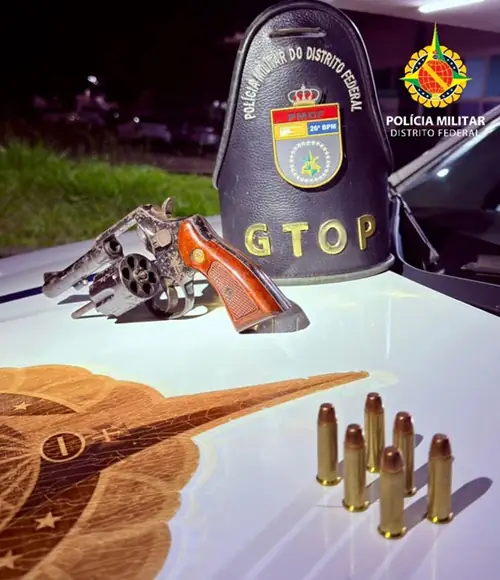 PMDF prende homem por porte ilegal de arma de fogo em Santa Maria