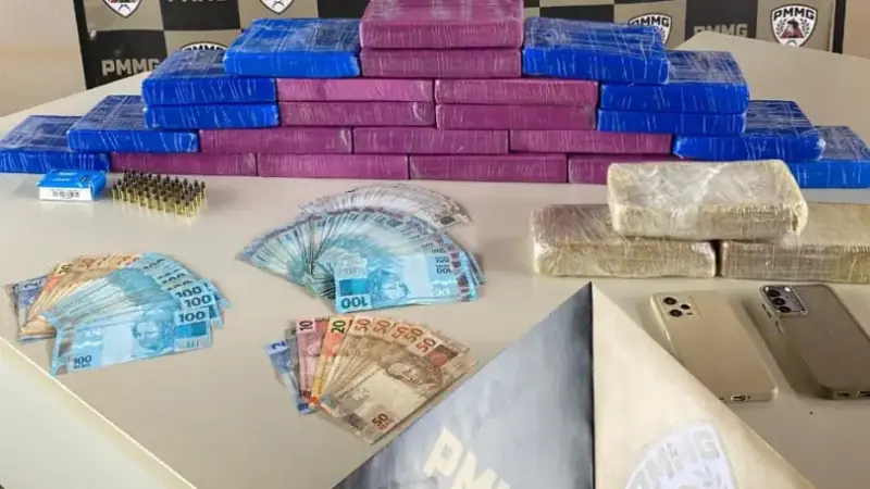 PMMG José Gonçalves de Minas – Carregamento de droga é interceptado em operação policial