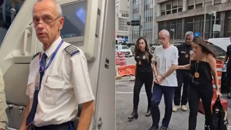 Vídeo: piloto da Latam é preso em Congonhas suspeito de exploração sexual infantil em SP