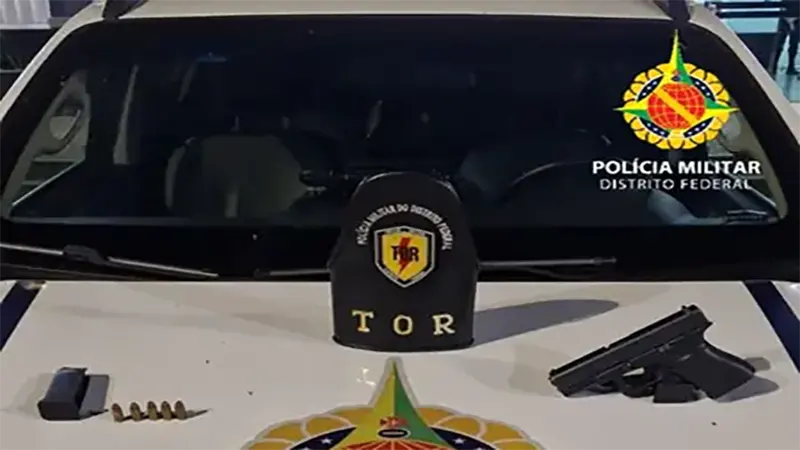 Homem armado é preso pela PMDF em Vicente Pires