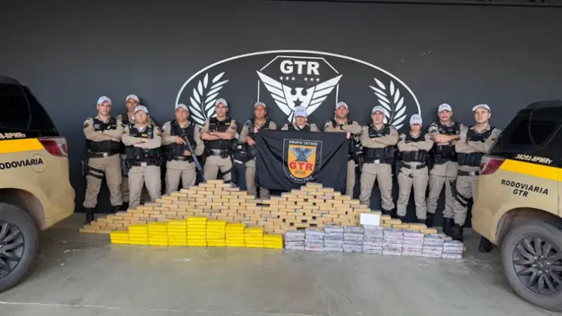Ação do BPMRv resulta em apreensão milionária no Triângulo Mineiro