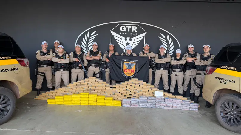 Ação do BPMRv resulta em apreensão milionária no Triângulo Mineiro