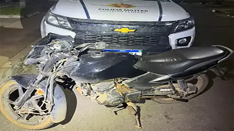 PMDF recupera motocicleta furtada em Ceilândia