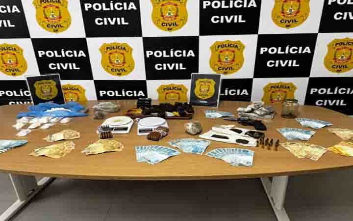 PCDF desarticula estrutura de tráfico e de lavagem de dinheiro no DF e em mais três estados