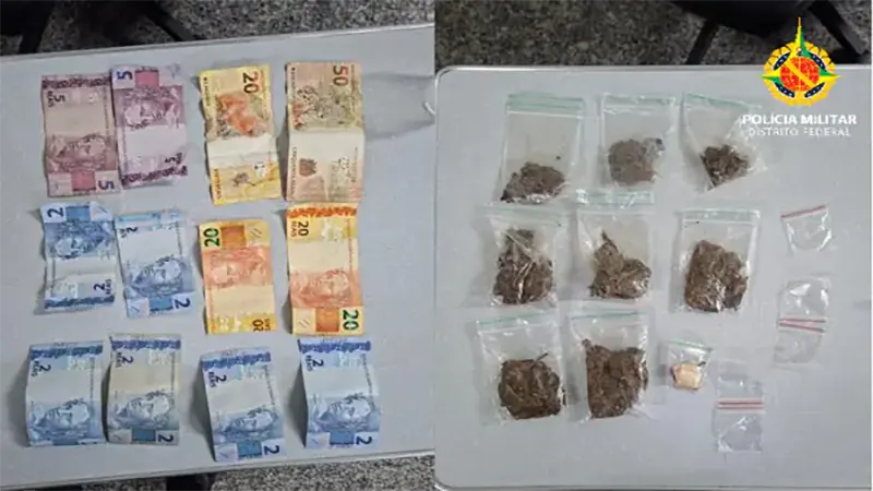 PMDF – RPMON E 27° BATALHÃO – interceptam traficante de drogas no Recanto das Emas