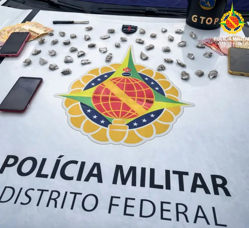 PMDF prende trio por tráfico de drogas após tentativa de fuga em São Sebastião