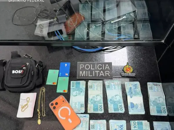 PMDF intercepta suspeita de lavagem de dinheiro em agência bancária de Sobradinho