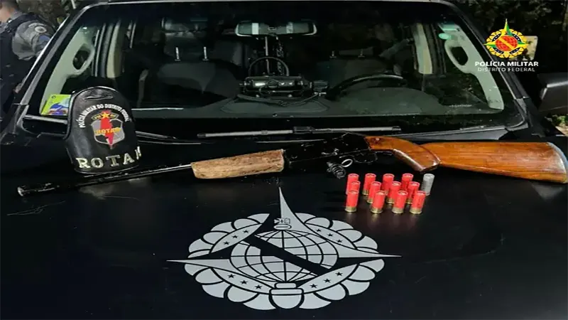 PMDF apreende escopeta calibre 12 em Santa Maria