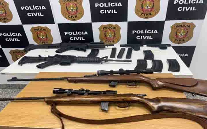 Operação Desarme – PCDF apreende arsenal irregular no Lago Norte