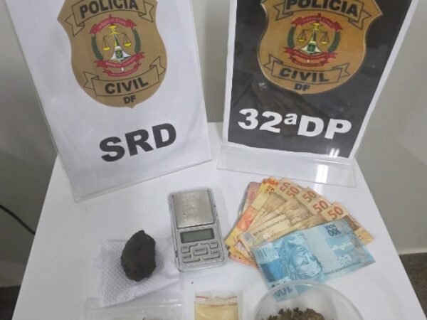 PCDF prende traficante que utilizava redes sociais para comercializar drogas em Samambaia Sul