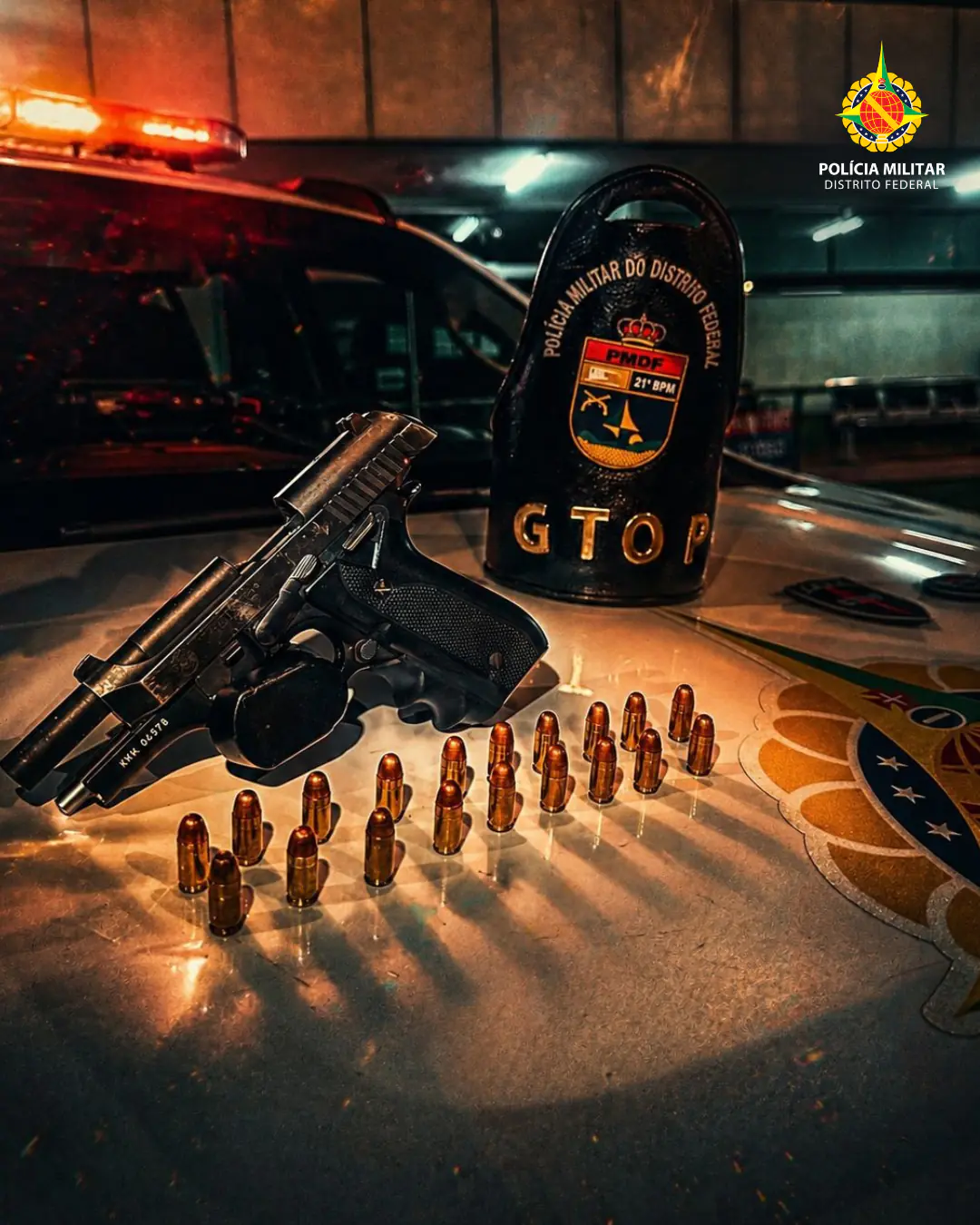 PMDF apreende arma de fogo em São Sebastião