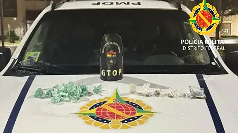 PMDF prende dupla por tráfico de drogas na Asa Norte