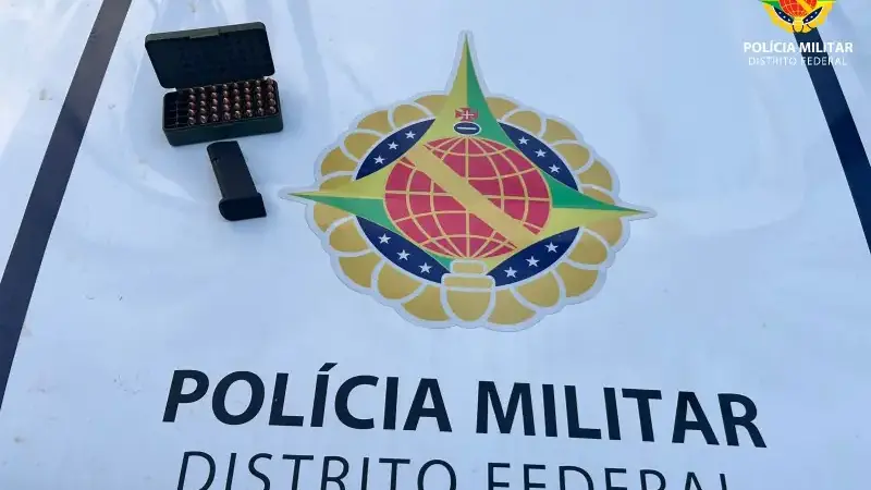 PMDF prende homem por porte ilegal de munições de uso restrito durante bloqueio no Gama