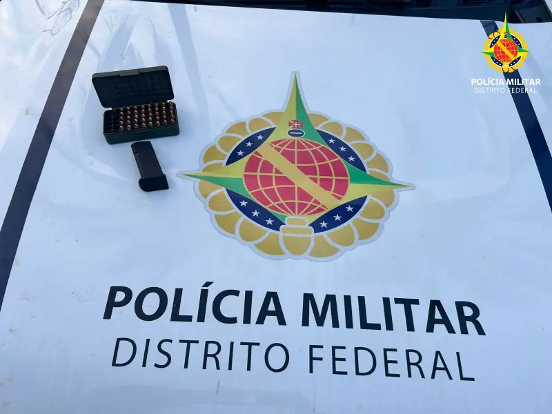 PMDF prende homem por porte ilegal de munições de uso restrito durante bloqueio no Gama