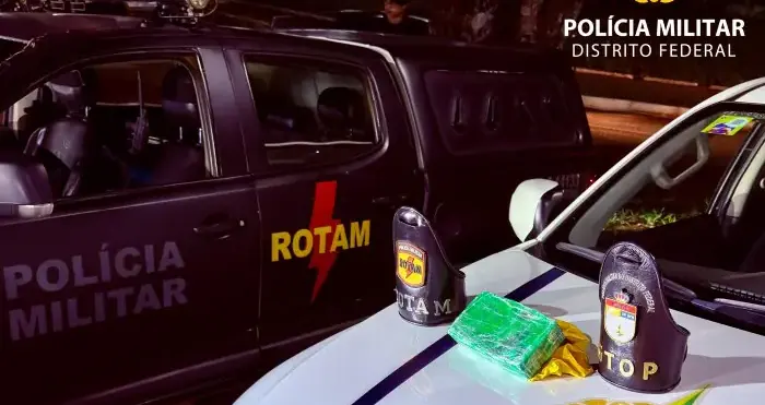 PMDF operação integrada prende foragido e apreende crack em Santa Maria