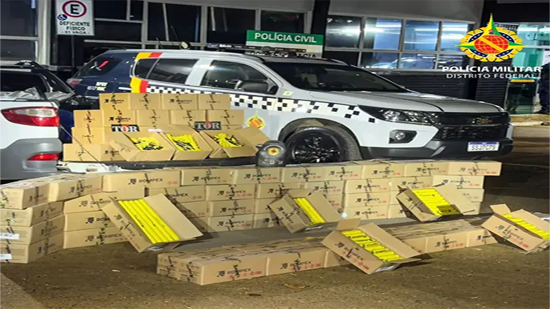 PMDF apreende grande quantidade de explosivos e detonadores durante operação no Gama