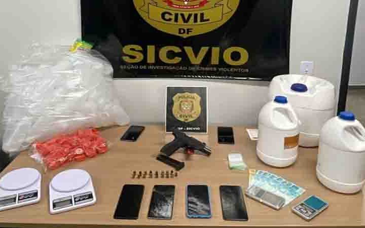 PCDF prende envolvido em tráfico, receptação e posse irregular de arma de fogo no Itapoã