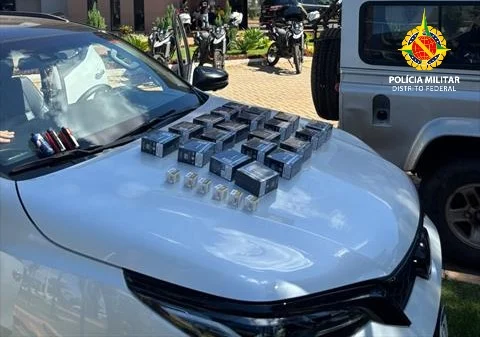 PMDF INTERCEPTA CONTRABANDO DE MEDICAMENTO DE ALTO CUSTO NA EPIA E PRENDE CRIMINOSO REINCIDENTE