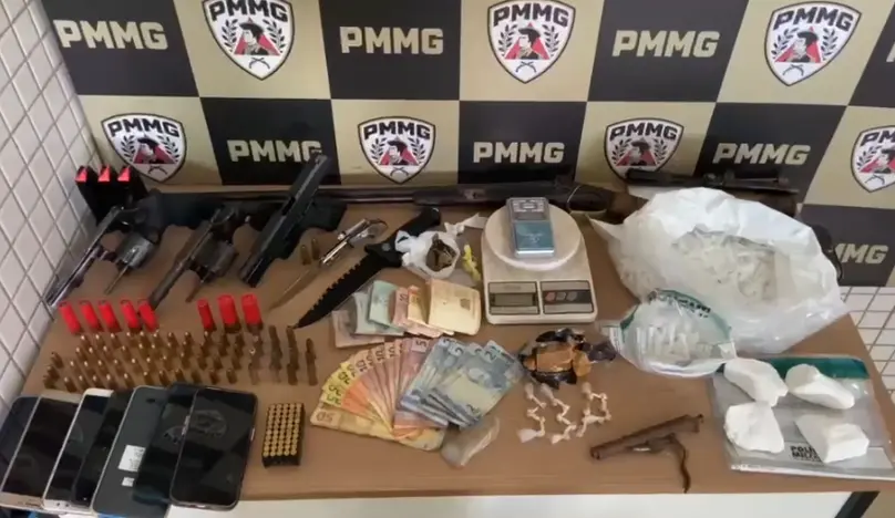 PMMG Vargem Alegre – Operação Impacto faz prisões e apreensão de armas e drogas