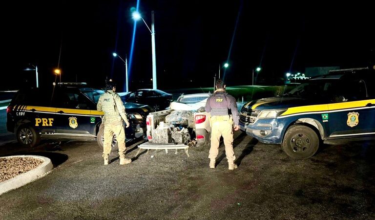 PRF apreende 800kg de explosivos transportados irregularmente na Bahia