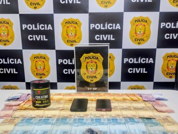 31ª DP prende dois homens por tráfico de drogas no Jardim Roriz
