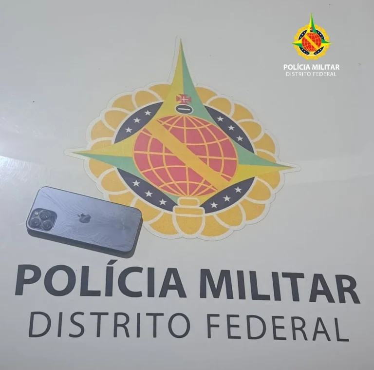 PMDF PRENDE HOMEM COM DIVERSAS PASSAGENS CRIMINAIS POR ROUBO E RECUPERA CELULAR NO LAGO NORTE