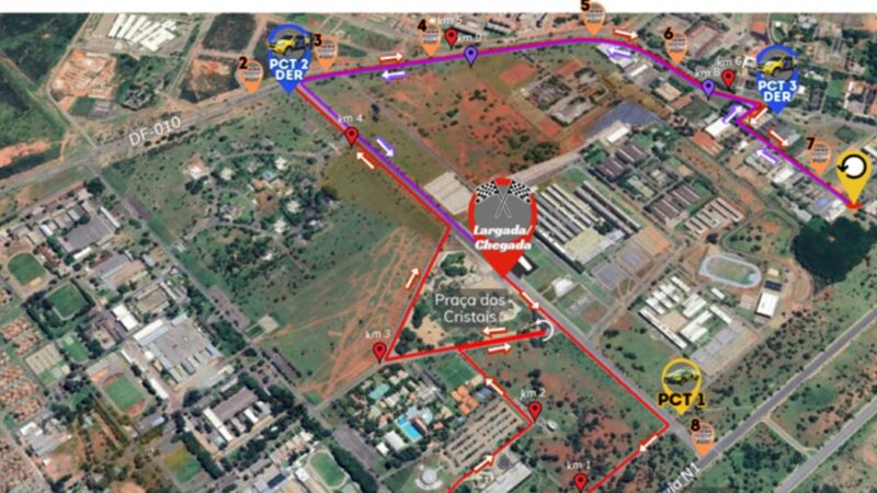 Corridas de rua alteram trânsito no Plano Piloto e em Santa Maria neste fim de semana