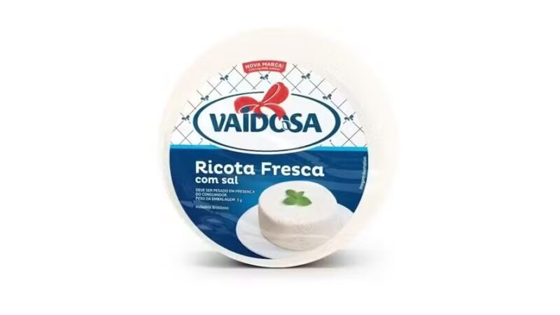 Confira o lote antes de comer: Anvisa barra quatro remessas de ricota Vaidosa