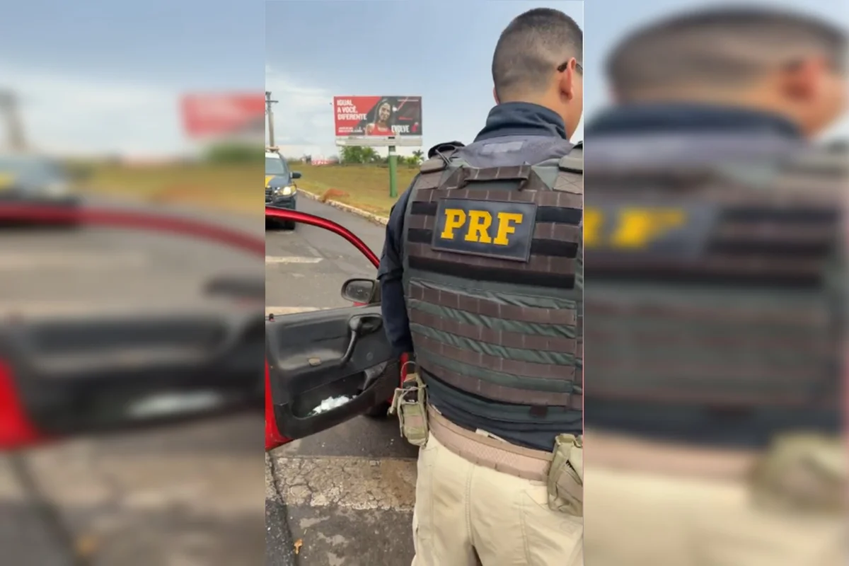 “Corsonha”: PRF apreende maconha escondida dentro Corsa na BR-020